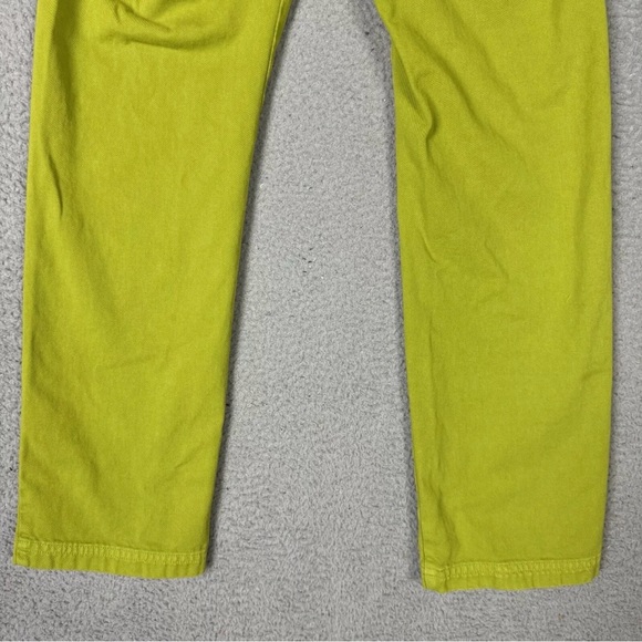 Big Bud Press Lime Green Work Pants Straight Leg Cotton XXS Baggy Loose Fit Hip - Picture 7 of 14